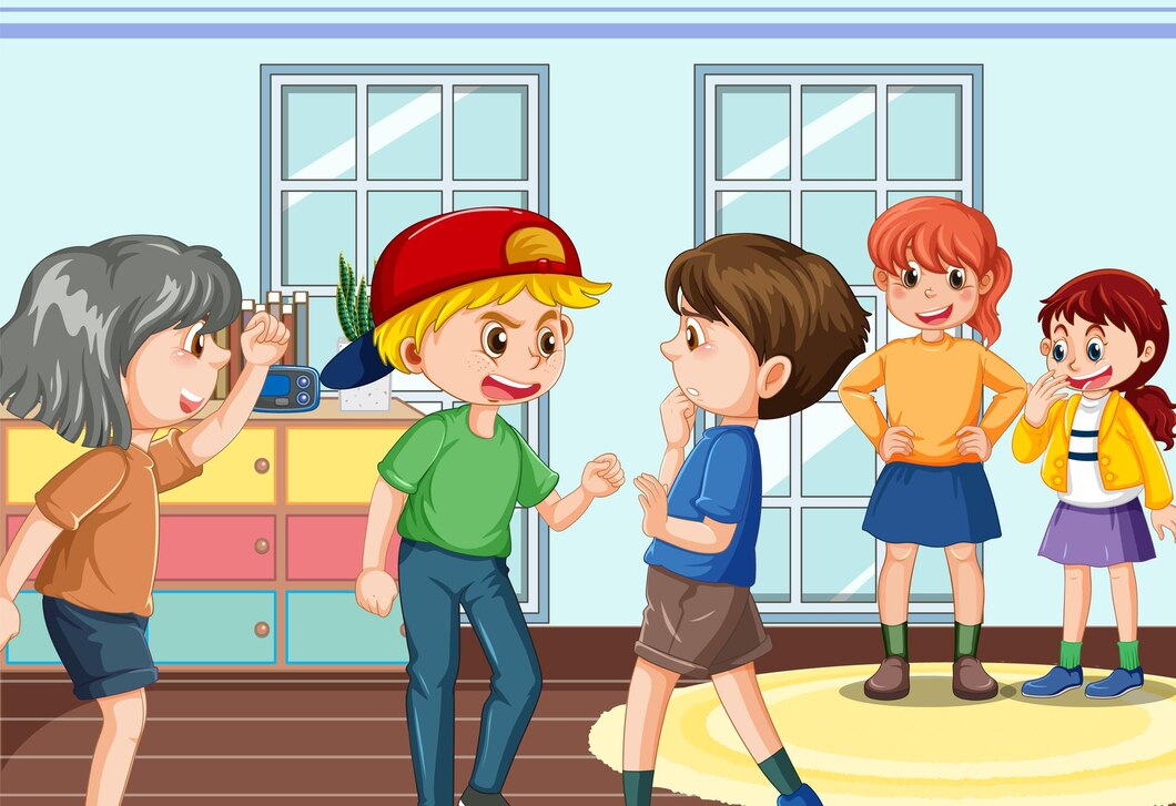 school-bullying-with-student-cartoon-characters_1308-118070
